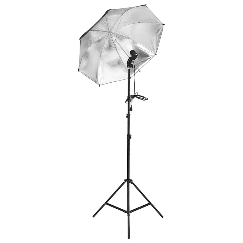 Load image into Gallery viewer, Vidaxl studioverlichtingsset met statieven en paraplu's
