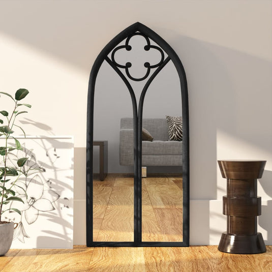 Vidaxl spiegel 70x30 cm ijzer zwart