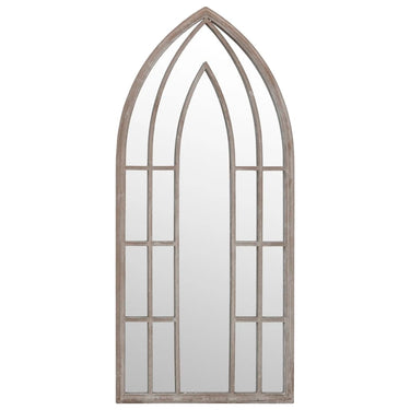 Vidaxl spiegel 70x30 cm ijzer zandkleurig