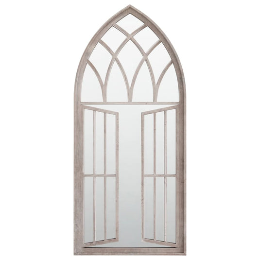Vidaxl spiegel 100x45 cm ijzer zandkleurig