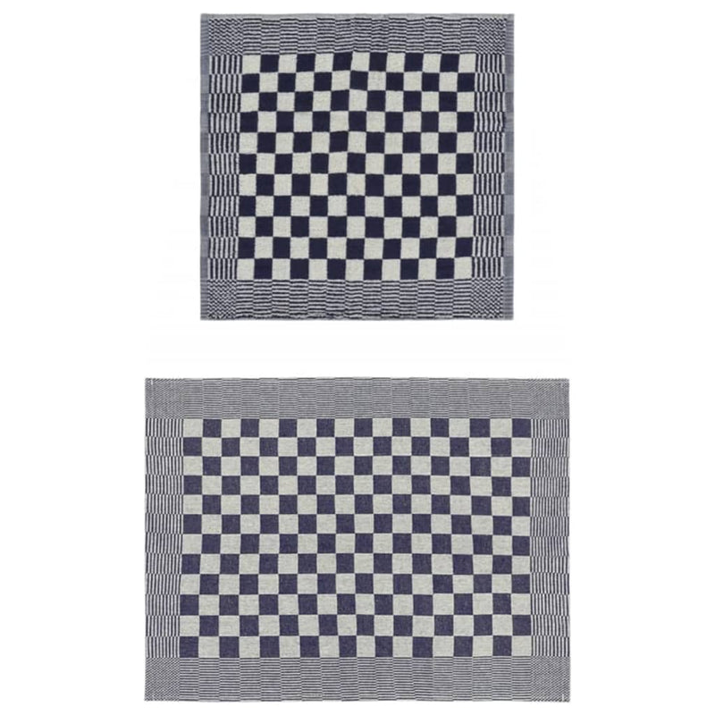 Load image into Gallery viewer, Vidaxl 20-delige keukendoekenset katoen blauw en wit
