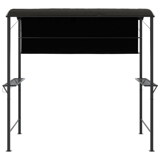 Vidaxl prieel met dak 220x110x200 cm antracietkleurig