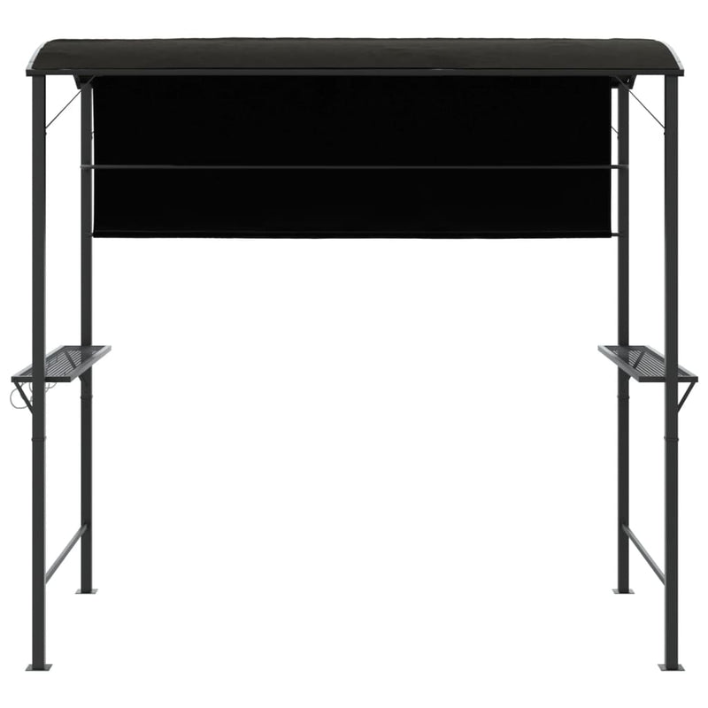 Load image into Gallery viewer, Vidaxl prieel met dak 220x110x200 cm antracietkleurig
