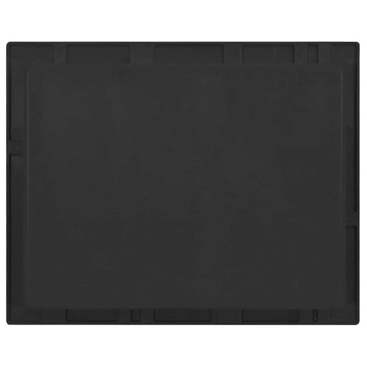 Vidaxl douchenis 41x51x10 cm matzwart