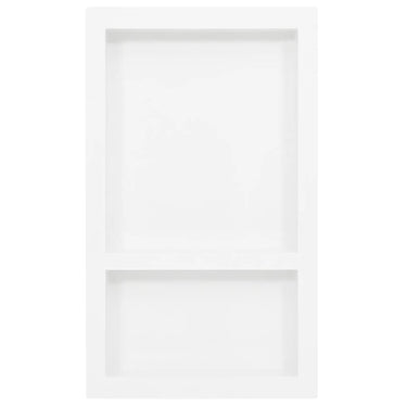 Vidaxl douchenis met 2 vakken 41x69x9 cm hoogglans wit