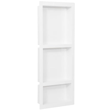 Vidaxl douchenis met 3 vakken 41x99x9 cm hoogglans wit