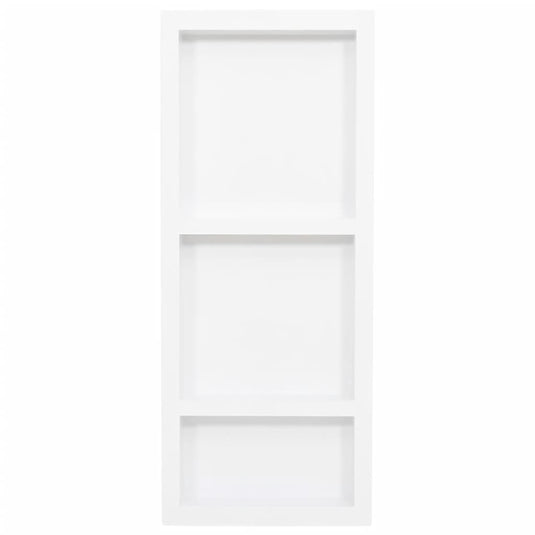 Vidaxl douchenis met 3 vakken 41x99x9 cm hoogglans wit