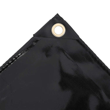 Vidaxl dekzeil 650 g m² 2x3 m zwart