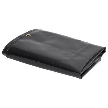 Vidaxl dekzeil 650 g m² 3x3 m zwart