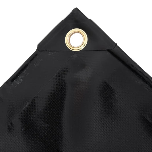Vidaxl dekzeil 650 g m² 3x3 m zwart