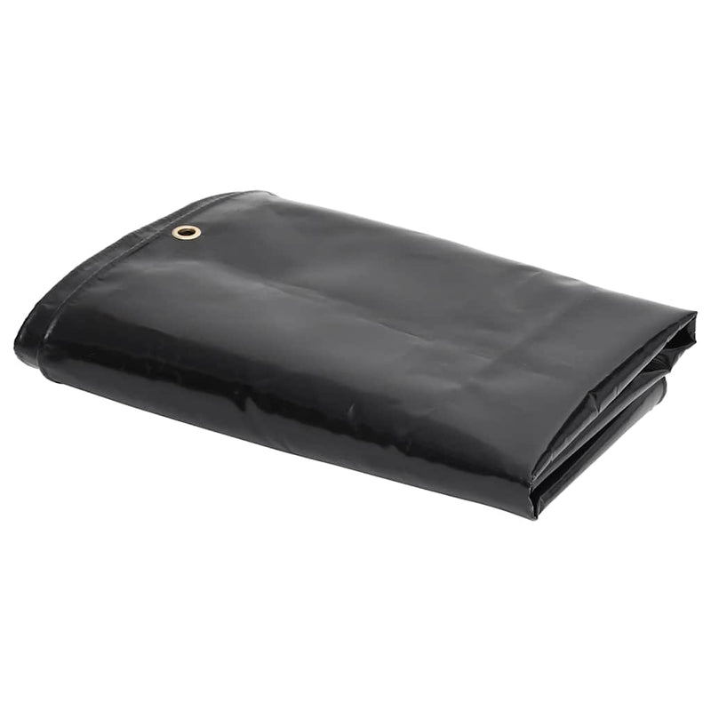 Afbeelding laden in galerijviewer, Vidaxl zeildoek 650 g m² 3x6 m zwart
