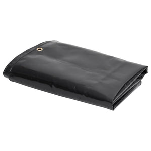 Vidaxl zeildoek 650 g m² 4x5 m zwart