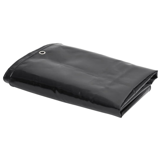 Vidaxl zeildoek 650 g m² 5x6 m zwart