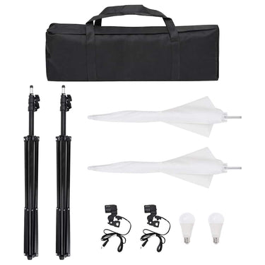 Vidaxl fotostudioset met verlichtingsset, achtergrond en reflector