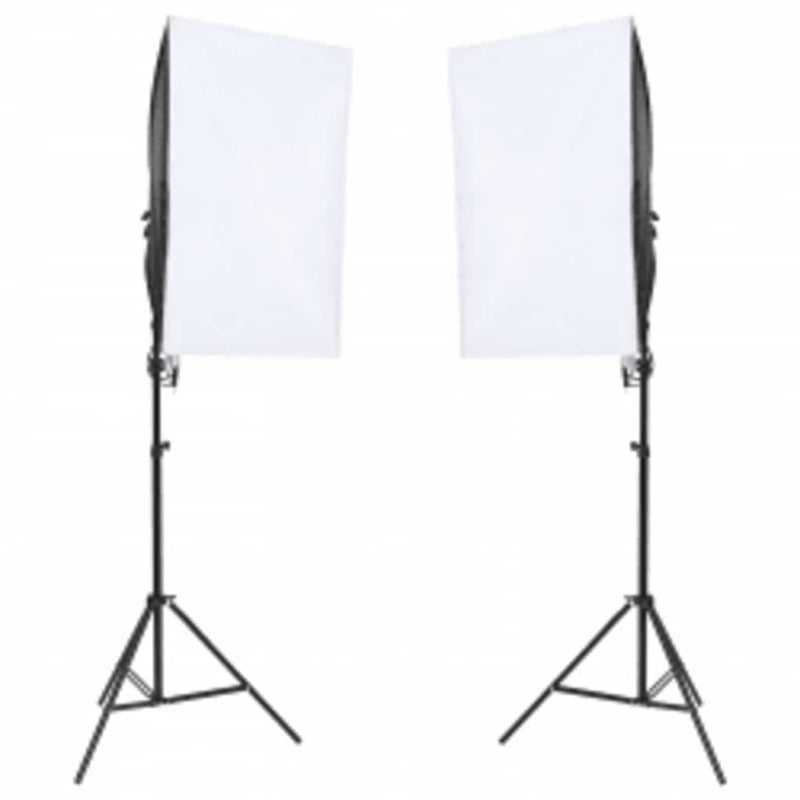 Load image into Gallery viewer, Vidaxl fotostudioset met verlichtingsset, achtergrond en reflector
