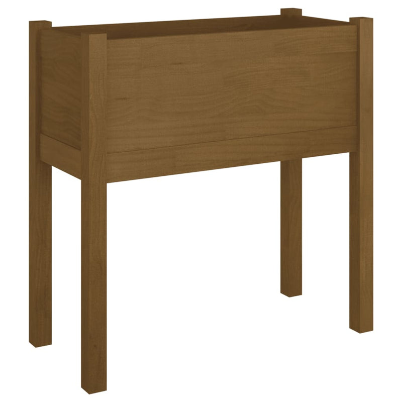 Load image into Gallery viewer, Vidaxl plantenbakken 2 st 70x31x70 cm massief grenenhout honingbruin
