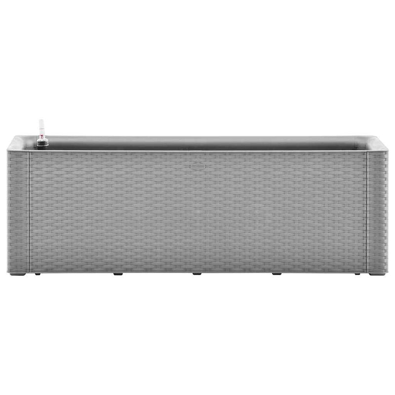 Load image into Gallery viewer, Vidaxl plantenbak verhoogd met bewateringssysteem 100x43x33 cm grijs
