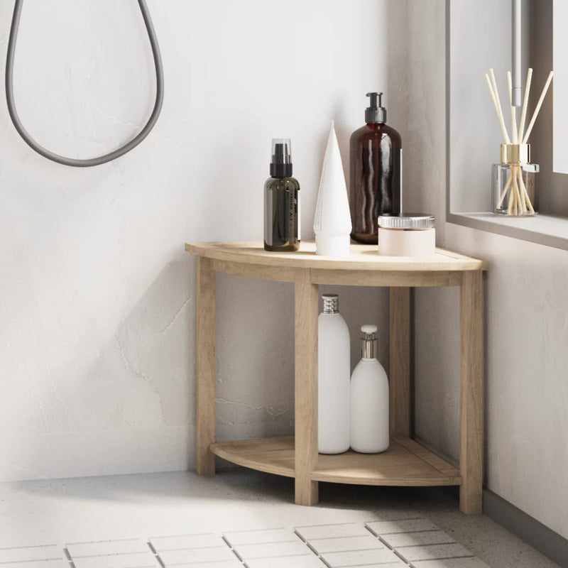 Load image into Gallery viewer, Vidaxl badkamertafel 45x45x45 cm massief teakhout
