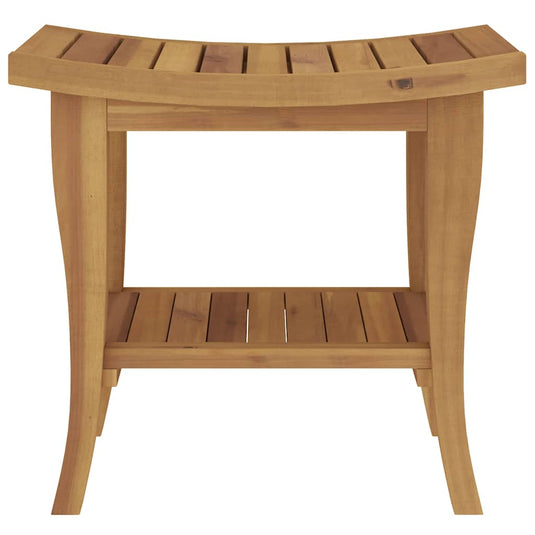 Vidaxl badkamertafel 50x35x45 cm massief teakhout