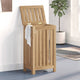 Vidaxl wasmand 35x25x60 cm massief teakhout