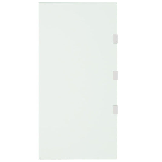 VidaXL Zijpaneel voor deurluifel 50x100 cm gehard glas transparant