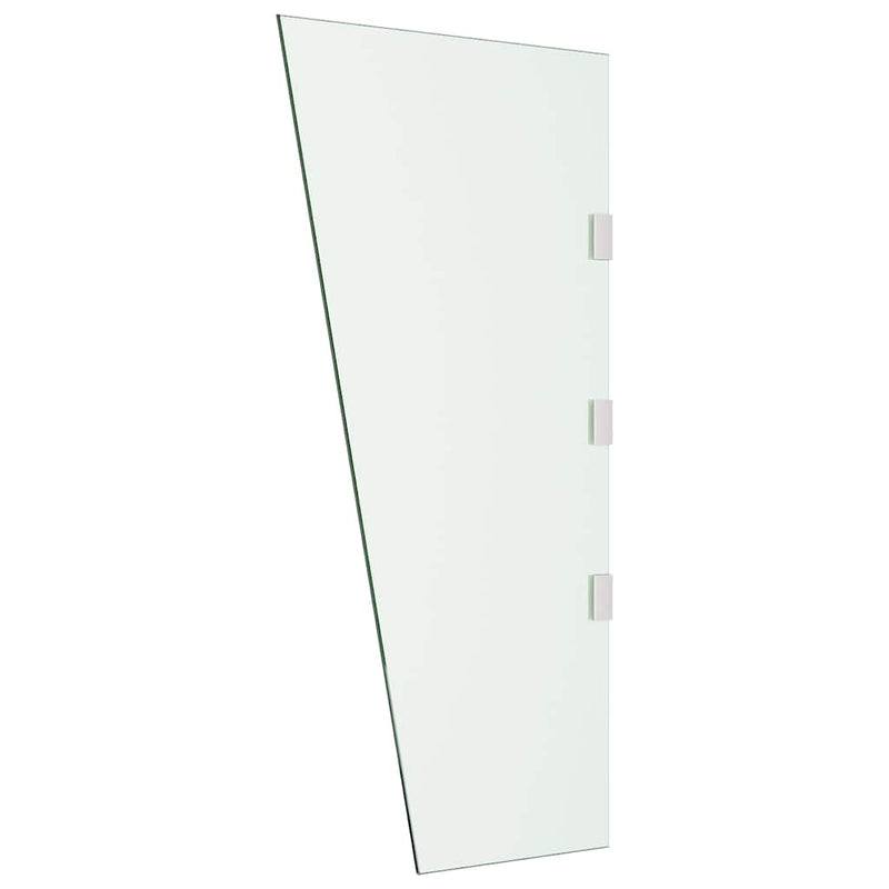 Load image into Gallery viewer, Vidaxl zijpaneel voor deurluifel 50x100 cm gehard glas transparant

