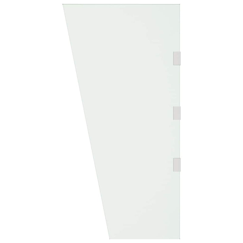 Load image into Gallery viewer, Vidaxl zijpaneel voor deurluifel 50x100 cm gehard glas transparant
