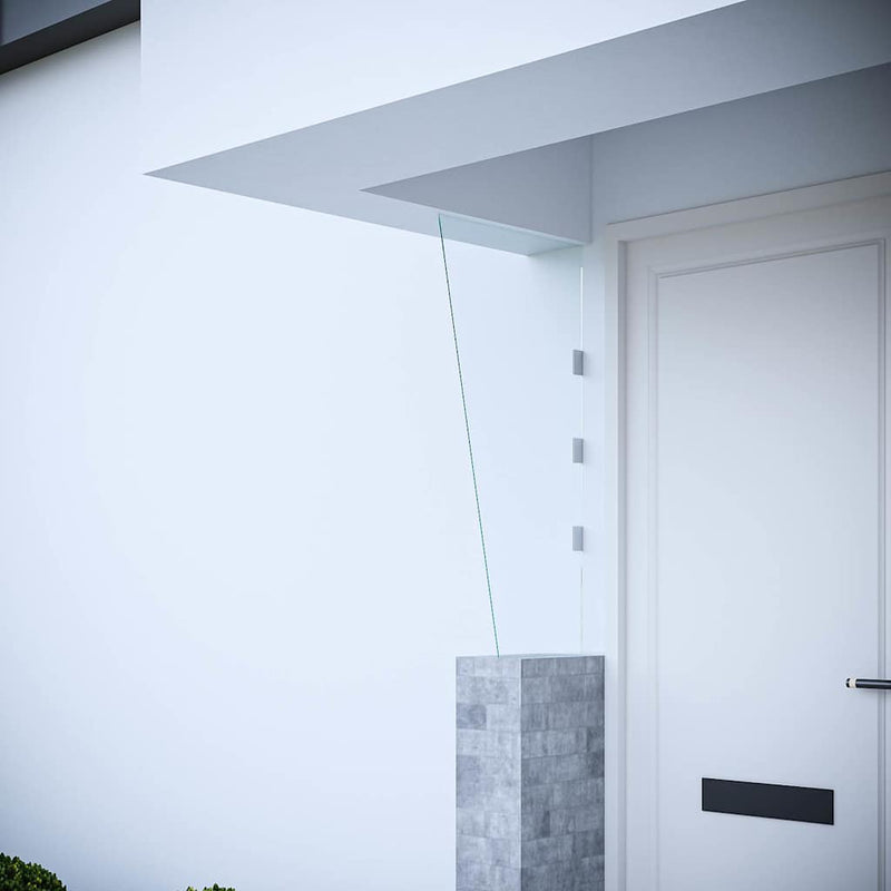 Load image into Gallery viewer, Vidaxl zijpaneel voor deurluifel 50x100 cm gehard glas transparant
