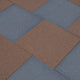 VidaXL Valtegels 12 st 50x50x3 cm rubber grijs