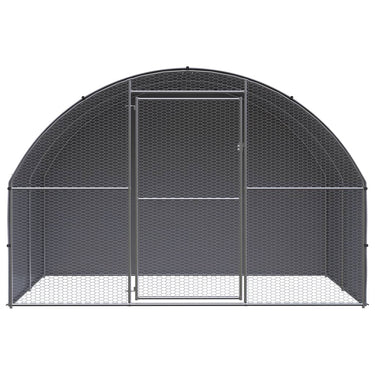 Vidaxl kippenren 3x2x2 m gegalvaniseerd staal