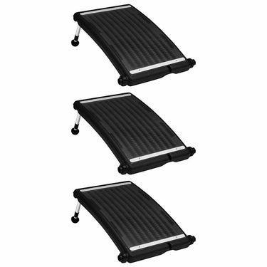 Vidaxl zwembadverwarmingspaneel solar 3 st gebogen 72,5x46 cm