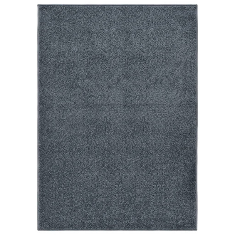 Load image into Gallery viewer, VidaXL Vloerkleed kortpolig 240x340 cm antracietkleurig
