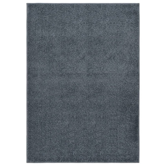 VidaXL Vloerkleed kortpolig 240x340 cm antracietkleurig