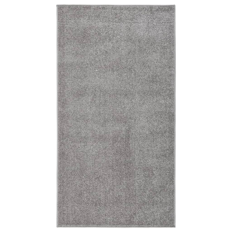 Load image into Gallery viewer, Vidaxl vloerkleed kortpolig 80x150 cm grijs
