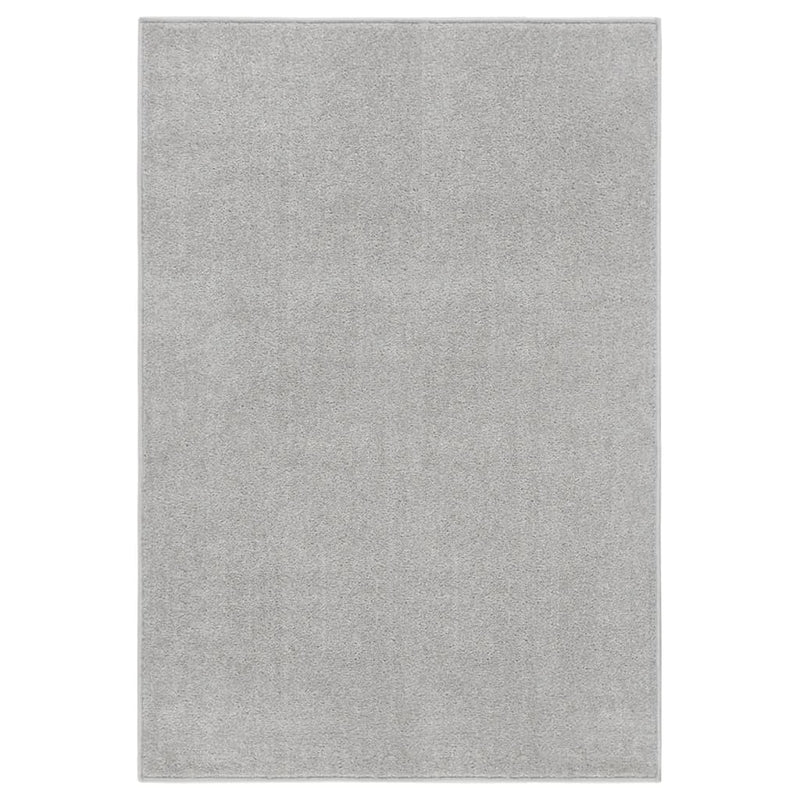 Load image into Gallery viewer, Vidaxl vloerkleed kortpolig 160x230 cm lichtgrijs
