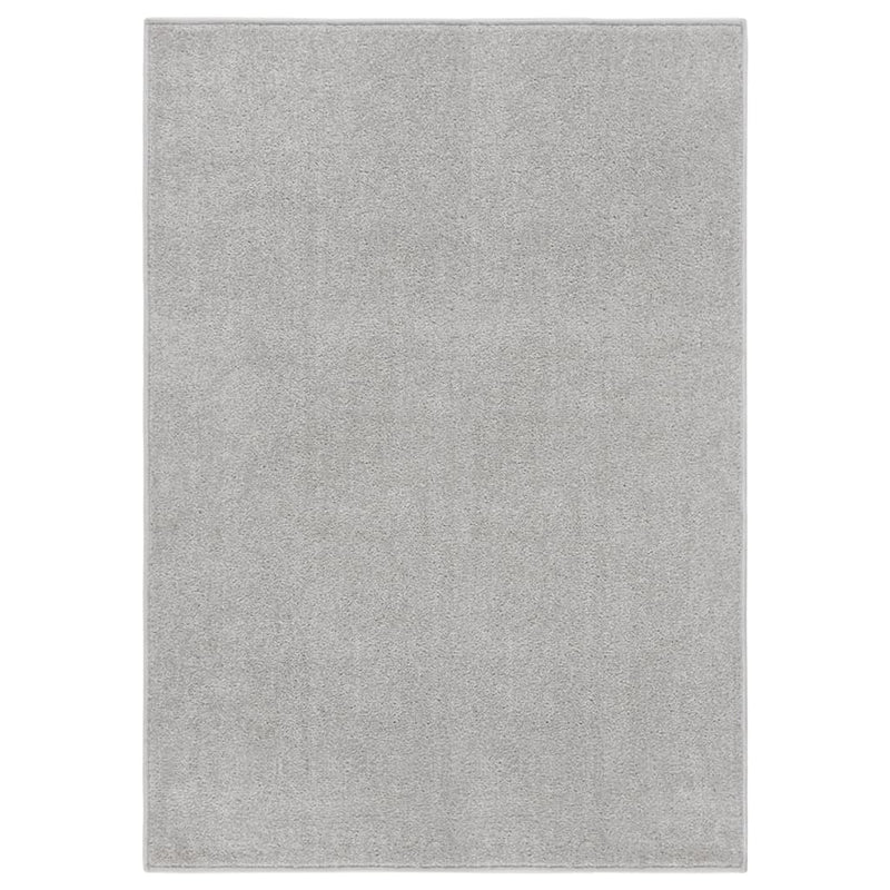 Load image into Gallery viewer, VidaXL Vloerkleed kortpolig 240x340 cm lichtgrijs
