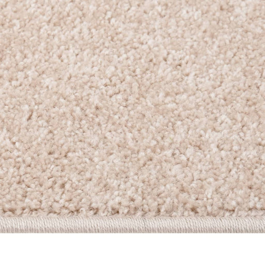 Vidaxl vloerkleed kortpolig 120x170 cm donkerbeige