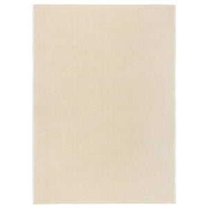 VidaXL Vloerkleed kortpolig 140x200 cm crèmekleurig