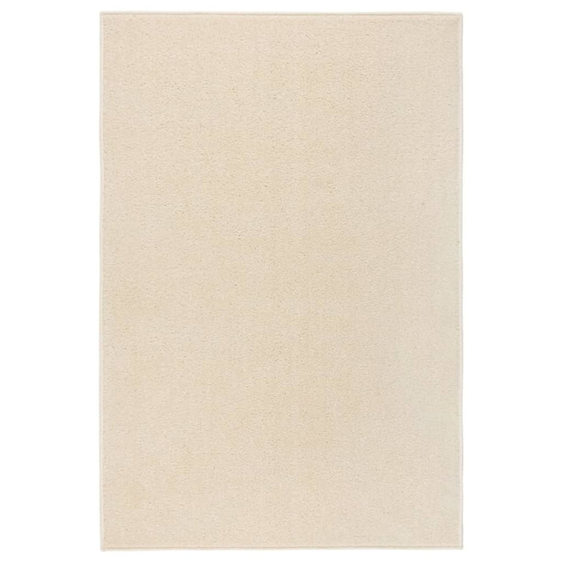 Load image into Gallery viewer, VidaXL Vloerkleed kortpolig 200x290 cm crèmekleurig
