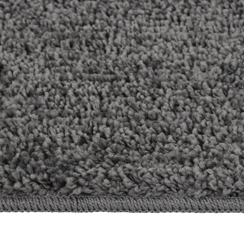Load image into Gallery viewer, Vidaxl vloerkleed shaggy anti-slip 140x200 cm donkergrijs

