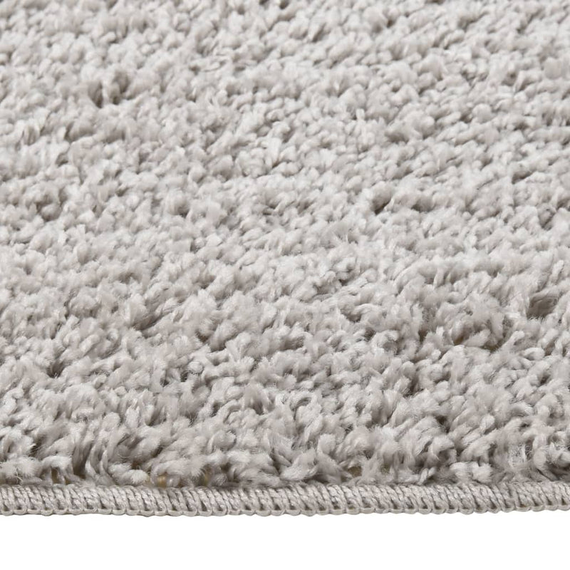 Load image into Gallery viewer, Vidaxl vloerkleed shaggy anti-slip 160x230 cm lichtgrijs
