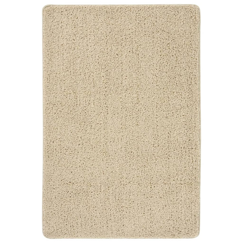Load image into Gallery viewer, Vidaxl vloerkleed shaggy anti-slip 140x200 cm crèmekleurig
