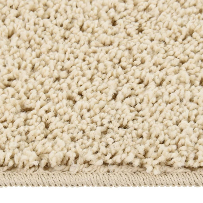 Load image into Gallery viewer, Vidaxl vloerkleed shaggy anti-slip 140x200 cm crèmekleurig
