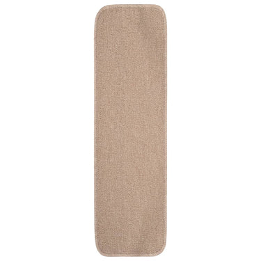 Vidaxl trapmatten 15 st anti-slip rechthoekig 75x20 cm beige