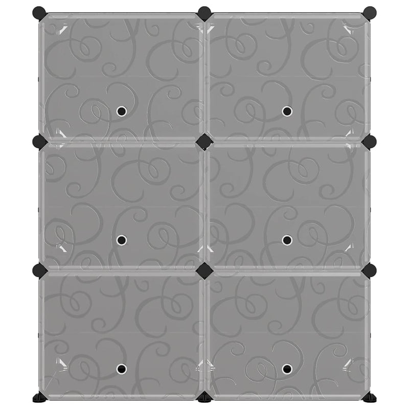 Load image into Gallery viewer, Vidaxl schoenenrek 84,5x31x93,5 cm polypropeen zwart
