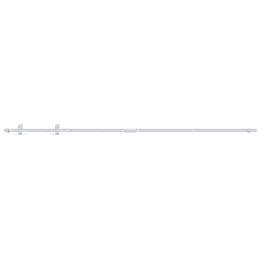 Vidaxl ophangset voor minischuifdeur 183 cm koolstofstaal wit