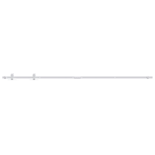 Vidaxl ophangset voor minischuifdeur 183 cm koolstofstaal wit