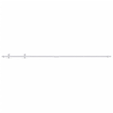 Vidaxl ophangset voor minischuifdeur 200 cm koolstofstaal wit