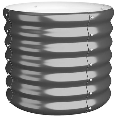 Vidaxl plantenbak 40x40x36 cm gegalvaniseerd staal antracietkleurig
