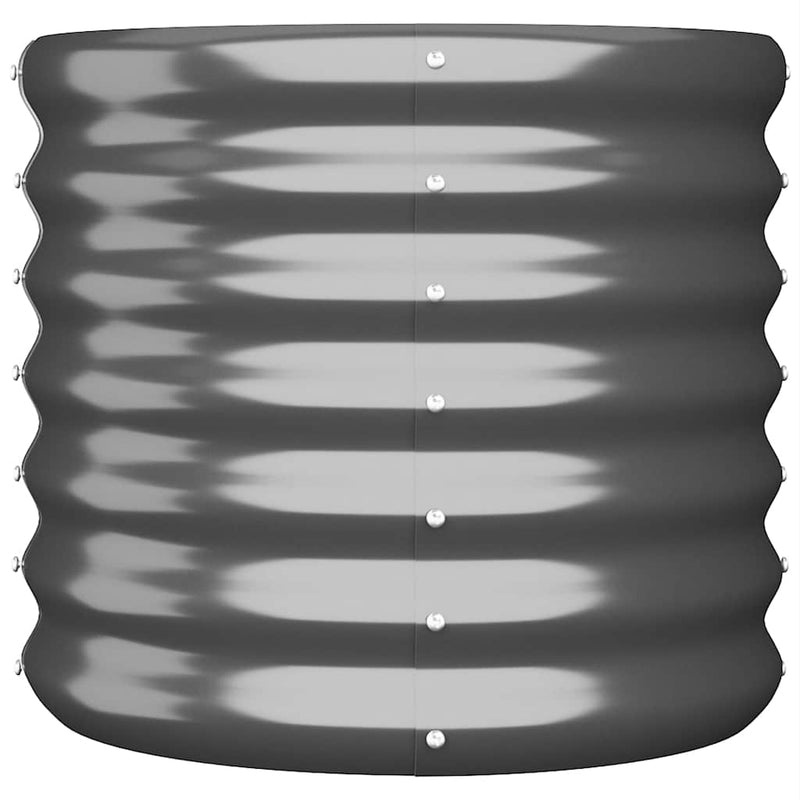 Load image into Gallery viewer, Vidaxl plantenbak 40x40x36 cm gegalvaniseerd staal antracietkleurig
